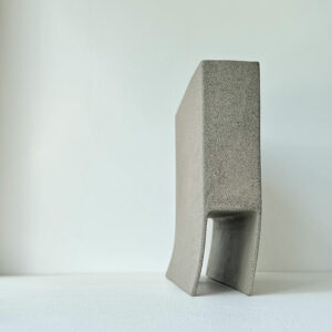 Architecture for flowers ceramic vase by Karin Amdal