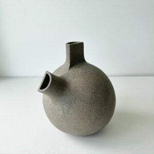 Out of Sync ceramic vase by Karin Amdal