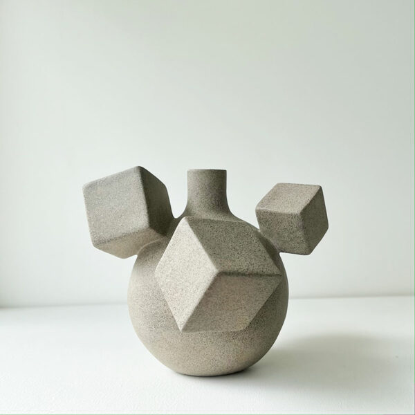 Under Attack ceramic vase by Karin Amdal