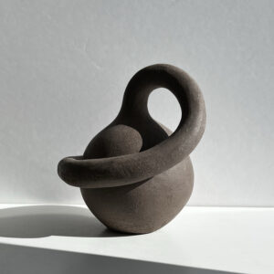 Circularity hand built vase by Karin Amdal