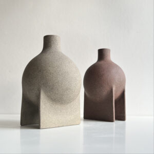 Ceramic vases by Karin Amdal
